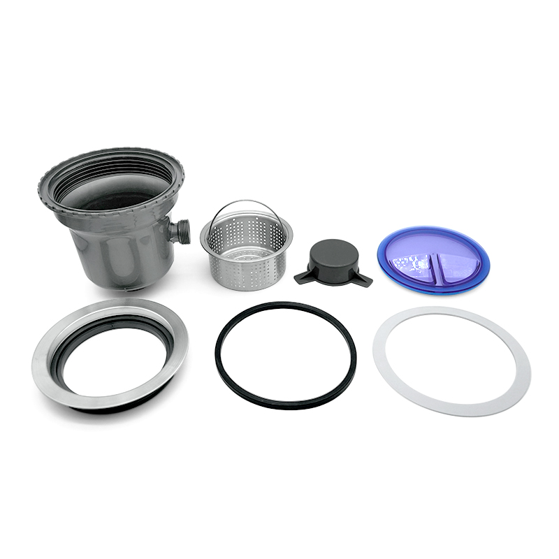 185 Semi-Steel Tall Cup Kitchen Sink Drainer With Overflow