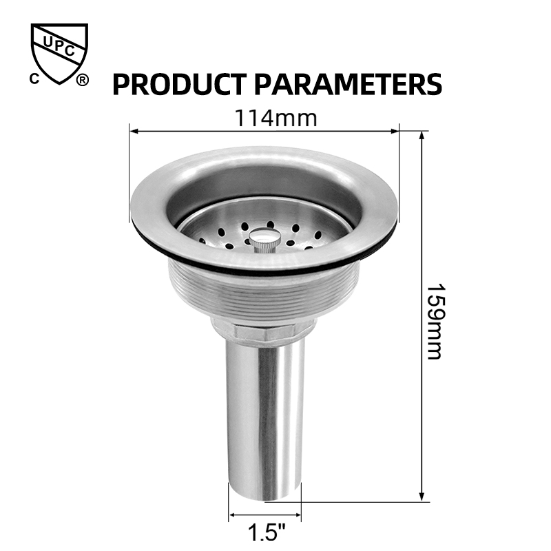 UPC Certified Long Tube Kitchen Sink Water Filter