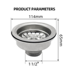 All-Steel Rustproof Kitchen Sink Water Filter