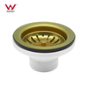 12-114-50-xx Gold Short Cup Kitchen Sink Drainer