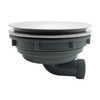 185 Horizontal Drain Short Cup Kitchen Sink Drainer With Stainless Steel Cover