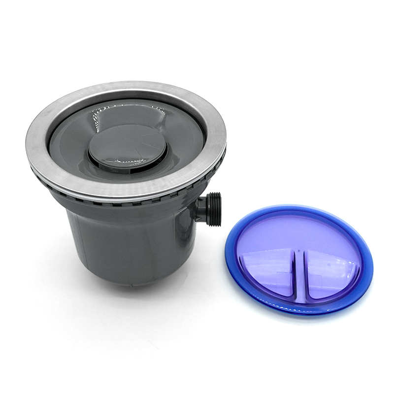 185 Semi-Steel Tall Cup Kitchen Sink Drainer With Overflow
