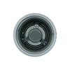 185 Full Steel Tall Cup Kitchen Sink Drainer With Flat Cover & Overflow