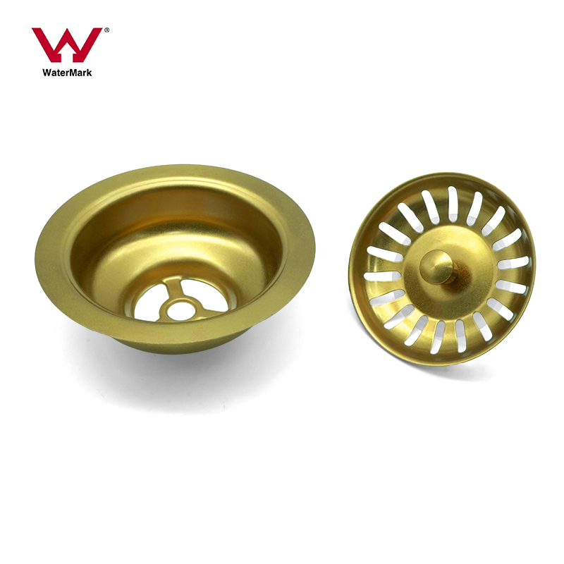 12-114-50-xx Gold Short Cup Kitchen Sink Drainer