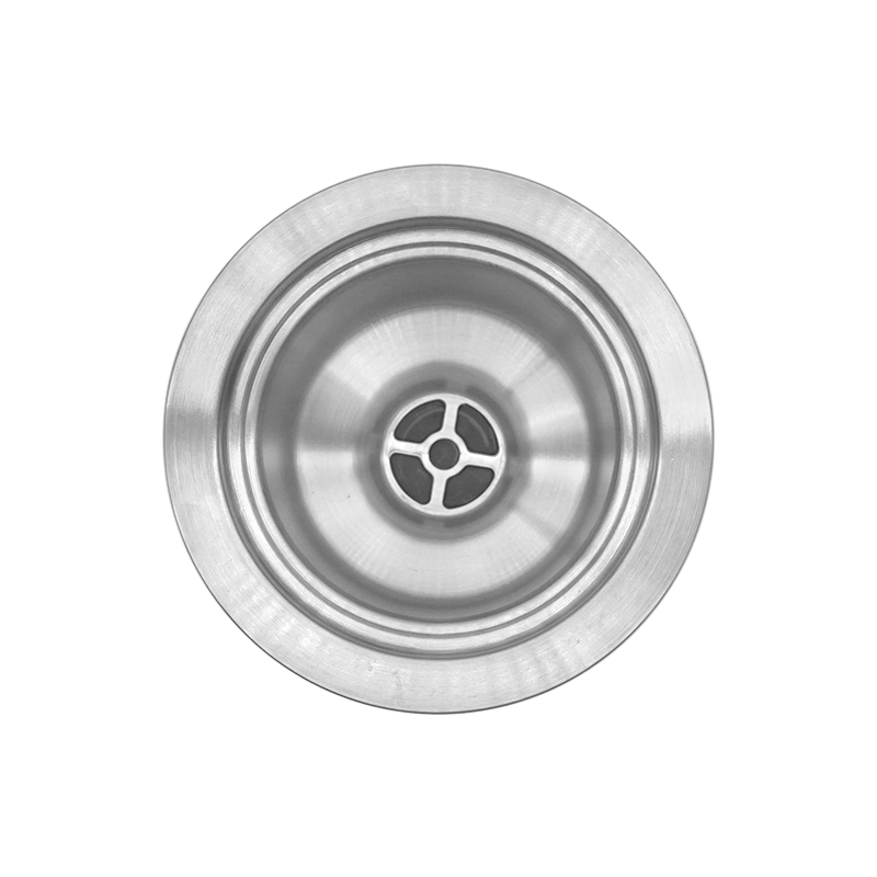 185 Semi-Steel Tall Cup Kitchen Sink Drainer Without Overflow