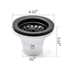 11-114-50 Black Tall Cup Kitchen Sink Drainer