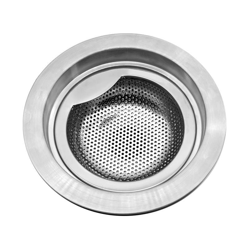 185 Horizontal Drain Short Cup Kitchen Sink Drainer With Plastic Cover