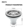 EN274 European Kitchen Sink Drainer
