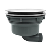 185 Horizontal Drain Tall Cup Kitchen Sink Drainer With Stainless Steel Cover